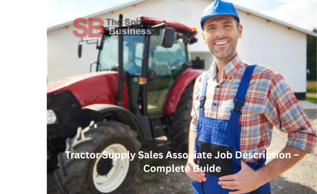 Tractor Supply Sales Associate Job Description