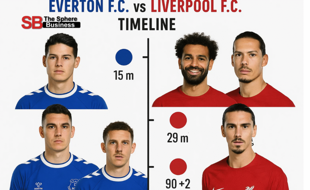 Everton F.C. vs Liverpool F.C. Timeline