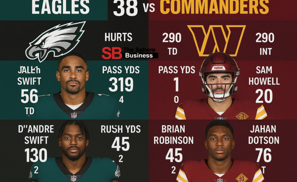 Philadelphia Eagles vs Washington Commanders Match Player Stats – Full Breakdown and Analysis Philadelphia Eagles vs Washington Commanders Match Player Stats