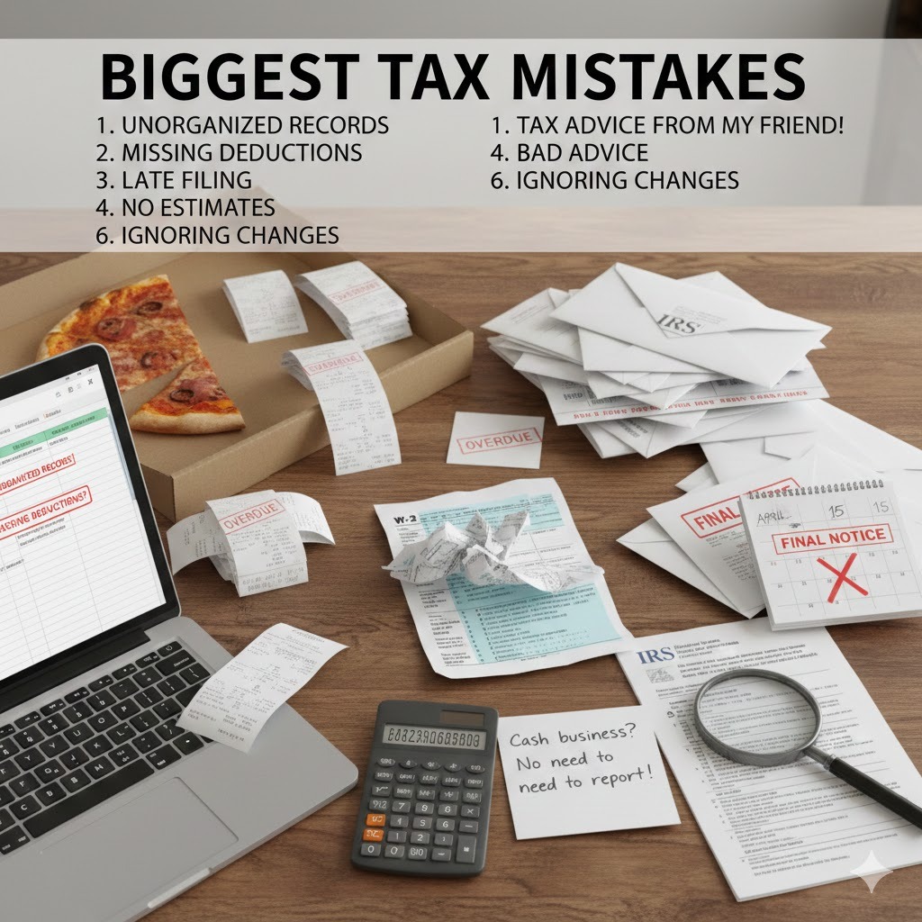 What are the biggest tax mistakes people make? tax